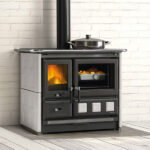 La Nordica Rosa XXL - Maiolica 8.5kw Wood Burning Cooker - White