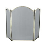 Dynasty Firescreen 3 Fold Height 29" - Brass Plated