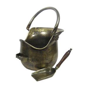 Plealey Coal Bucket & Shovel - Antique Brass (Discontinued)