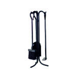 Wood Stove Black Companion Set