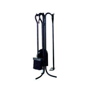 Wood Stove Black Companion Set