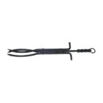 Rope Twist Log Tongs - Black