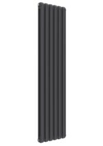 Reina Coneva Vertical Designer Steel Traditional Radiator - Anthracite