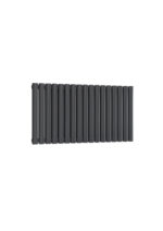 Reina Neva Double Horizontal Designer Steel Modern Radiator - Anthracite