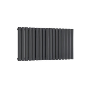 Reina Neva Double Horizontal Designer Steel Modern Radiator - Anthracite