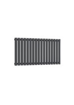 Reina Neva Single Horizontal Designer Steel Modern Radiator - Anthracite