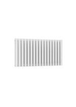 Reina Neva Double Horizontal Designer Steel Modern Radiator - White