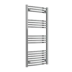 Reina Capo Chrome Bathroom Electric Towel Radiator (Standard Element) - Curved