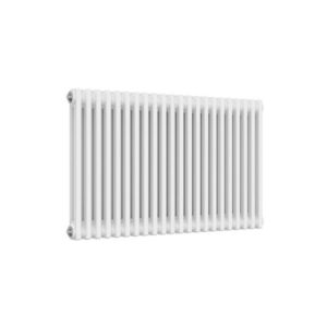 Reina Colona (2 columns) Designer Steel Traditional Horizontal Radiator - White