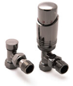 Reina Modal Trv - Oiled Bronze Angled Valves With Lockshield