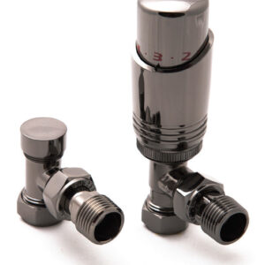 Reina Modal Trv - Oiled Bronze Angled Valves With Lockshield
