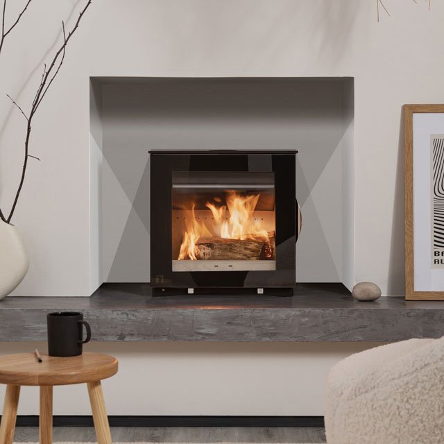 Image on Glowing Embers - UK Fireplaces and Stoves - MSERIES GLASSDOOR