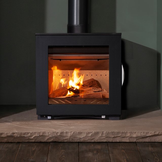 Image on Glowing Embers - UK Fireplaces and Stoves - MSERIES STEELDOOR