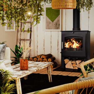Woolly Mammoth 5 Widescreen - 5kw Defra Multifuel Stove MK3 (Eco Design Ready)