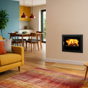 Woolly Mammoth 7i - 6.9kw Defra Multifuel Inset Stove With 4 Sided Frame