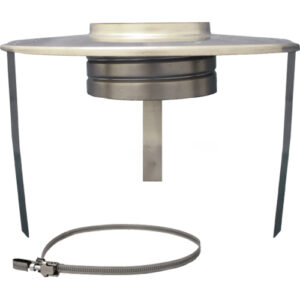 6" Pot Hanging - Stainless - Screw-Fix